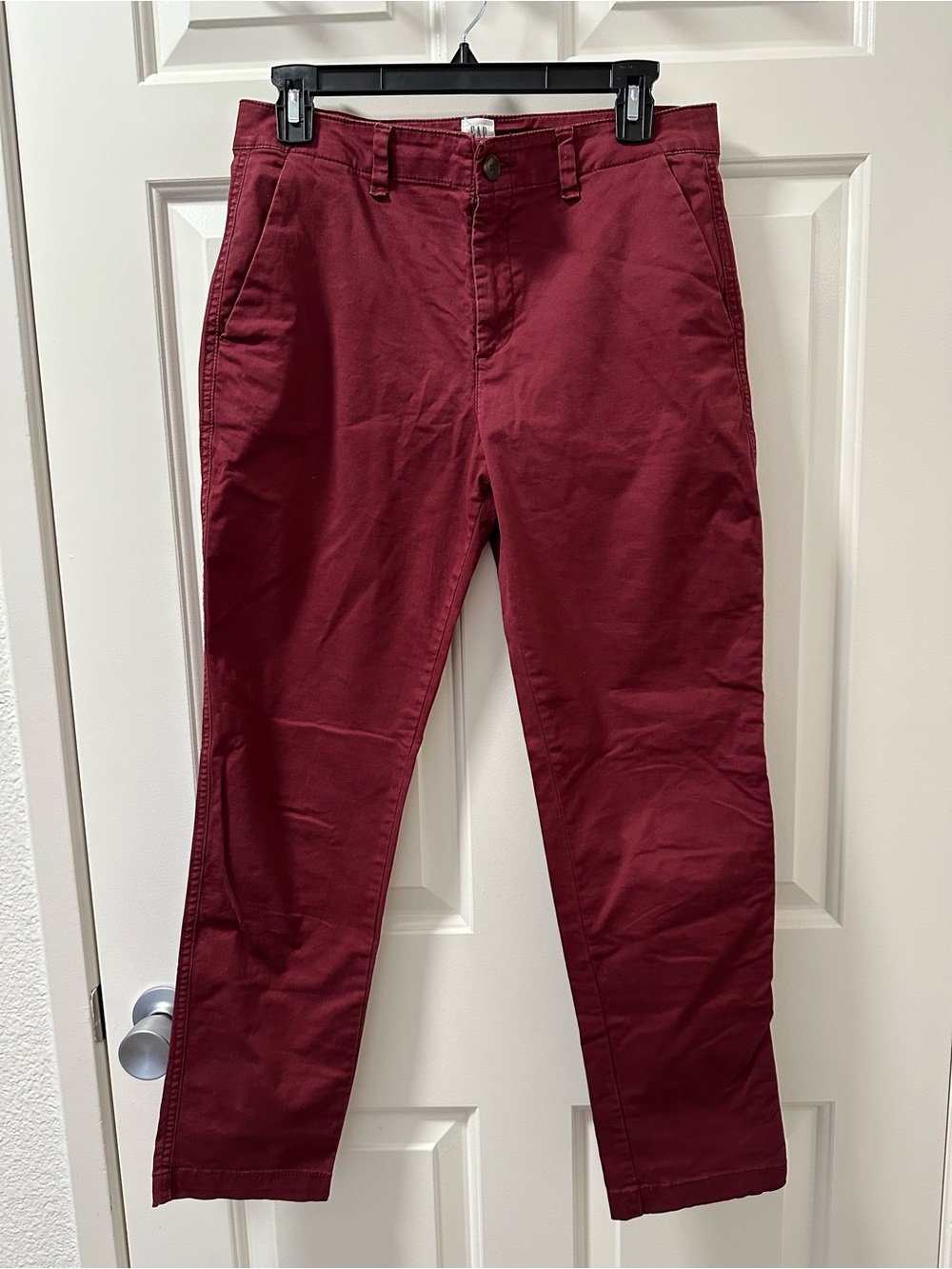 GAP Burgundy Girlfriend Khaki